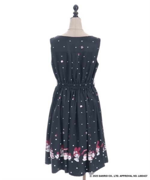 axes femme（アクシーズファム）の「マイメロディ／ジャンスカ（ワンピース・レディース・レッド/ブラック・FREE）」の10枚目の写真