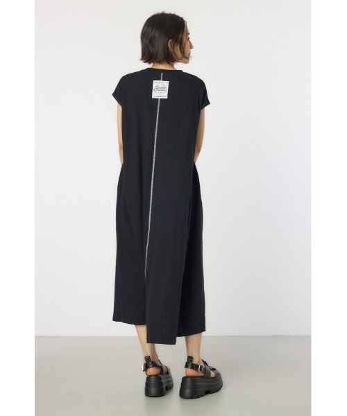 RODEO CROWNS WIDE BOWL（ロデオクラウンズワイドボウル）の「配色ステッチノースリーブワンピース（ワンピース・レディース・ライトカーキ/オレンジ/ブラック/オフホワイト・FREE）」の9枚目の写真