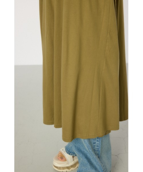 RODEO CROWNS WIDE BOWL（ロデオクラウンズワイドボウル）の「配色ステッチノースリーブワンピース（ワンピース・レディース・ライトカーキ/オレンジ/ブラック/オフホワイト・FREE）」の13枚目の写真