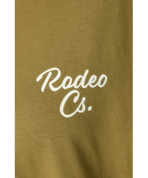 RODEO CROWNS WIDE BOWL（ロデオクラウンズワイドボウル）の「配色ステッチノースリーブワンピース（ワンピース・レディース・ライトカーキ/オレンジ/ブラック/オフホワイト・FREE）」の16枚目の写真