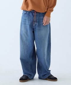 08sircus/08サーカス】Gradation bleach denim pants（デニム
