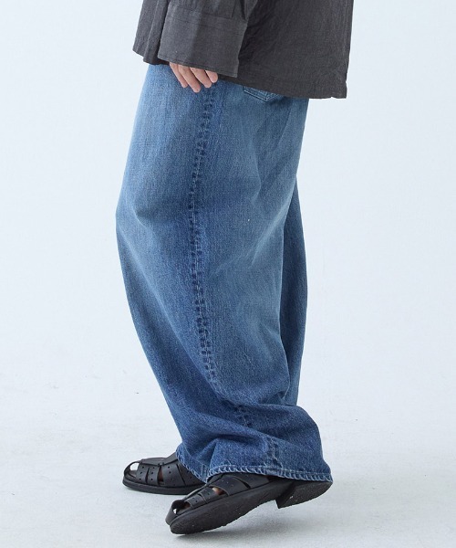 EGO TRIPPING（エゴトリッピング）の「mp13708- Fluxdenim used デニムパンツ（デニムパンツ・メンズ・ネイビー系・29/31/33）」の4枚目の写真