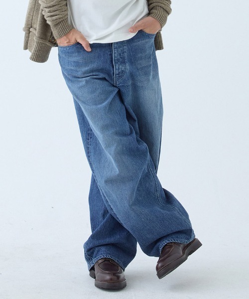 EGO TRIPPING（エゴトリッピング）の「mp13708- Fluxdenim used デニムパンツ（デニムパンツ・メンズ・ネイビー系・29/31/33）」の5枚目の写真