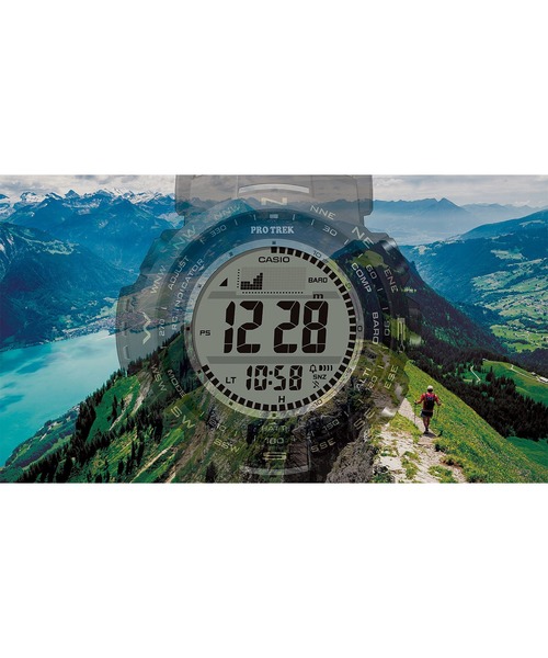 PRO TREK（プロトレック）の「Climber Line（クライマーライン） / 電波ソーラー / PRW-35LD-5JF（デジタル腕時計・メンズ・ダークブラウン・FREE）」の10枚目の写真