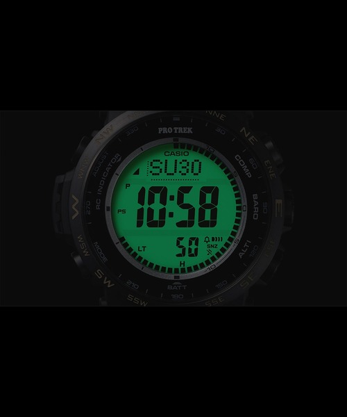 PRO TREK（プロトレック）の「Climber Line（クライマーライン） / 電波ソーラー / PRW-35LD-5JF（デジタル腕時計・メンズ・ダークブラウン・FREE）」の3枚目の写真