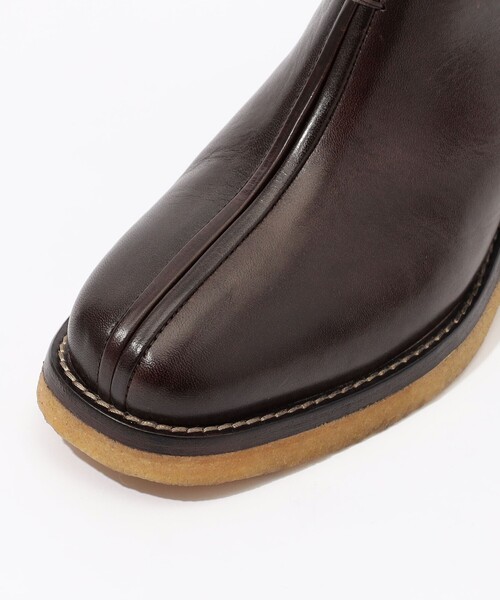 LEMAIRE（ルメール）の「LEMAIRE ANKLE PIPED BOOTS（ブーツ・レディース・ダークブラウン・37）」の6枚目の写真