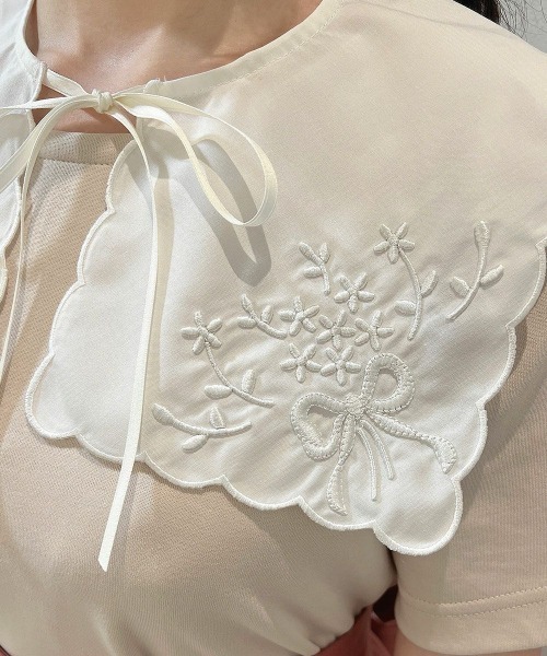 F i.n.t（フィント）の「花刺繍カットワークつけ衿/fint　フィント（付け襟・レディース・オフホワイト・FREE）」の11枚目の写真