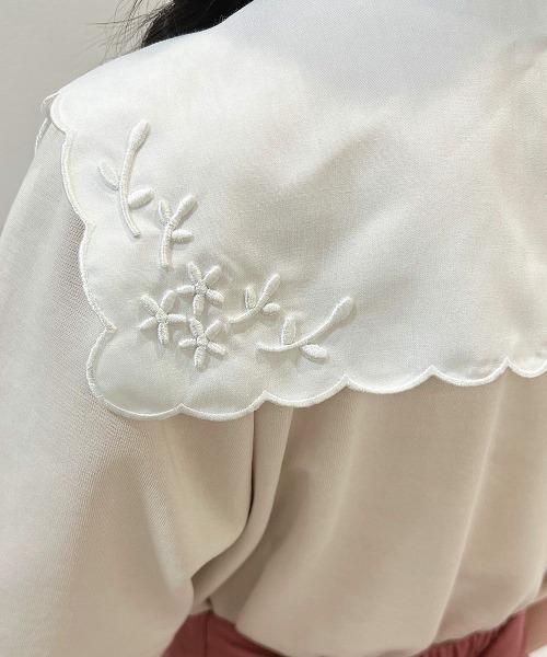 F i.n.t（フィント）の「花刺繍カットワークつけ衿/fint　フィント（付け襟・レディース・オフホワイト・FREE）」の10枚目の写真