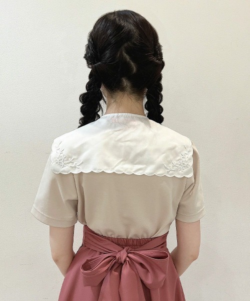 F i.n.t（フィント）の「花刺繍カットワークつけ衿/fint　フィント（付け襟・レディース・オフホワイト・FREE）」の9枚目の写真