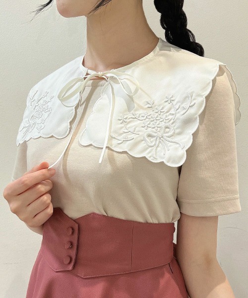 F i.n.t（フィント）の「花刺繍カットワークつけ衿/fint　フィント（付け襟・レディース・オフホワイト・FREE）」の15枚目の写真
