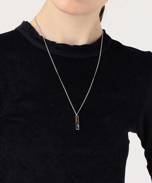 大人気【TOM WOOD】タイガーアイ キューブペンダント ネックレス Cushion Pendant Tiger Eye - Tom Wood Project Official Online
