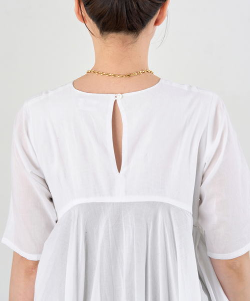 ⭐︎SALE⭐︎AAYUSHI/アユーシ　ボリュームフレアハーフスリーブワンピース 追加》AAYUSHI/アユーシ ボリュームフレアハーフスリーブ