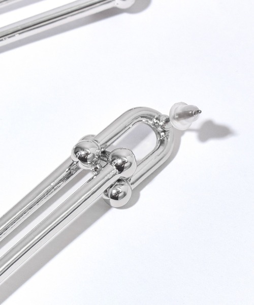 ROSE BUD（ローズバッド）の「DESIGN PIERCE（ピアス（両耳用）・レディース・シルバー・ONE SIZE）」の7枚目の写真
