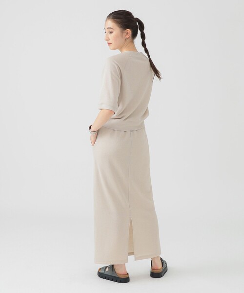 正規品♡スフレ♡BEARワンピース♡ベージュ セットアイテム】ラメ 裏毛 セットアップ（S～M）（ワンピース