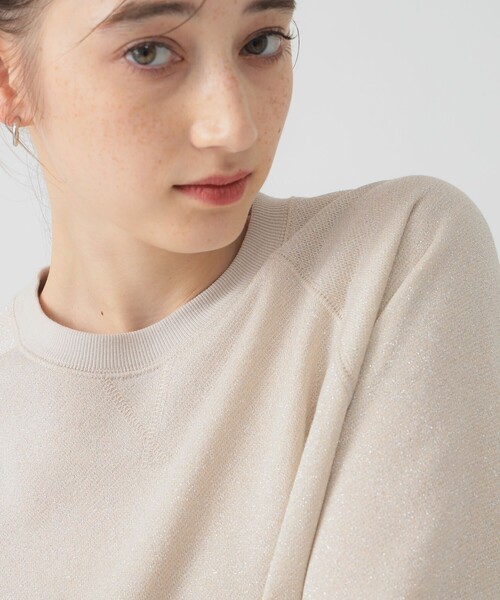 B:MING by BEAMS(ビーミングバイビームス)の「【セットアイテム】ラメ 裏毛 セットアップ(S~M)(ワンピース・レディース・ライトグレー/ベージュ・SMALL/MEDIUM)」の12枚目の写真