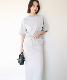 B:MING by BEAMS | 【セットアイテム】ラメ 裏毛 セットアップ(S~M)(ワンピース)