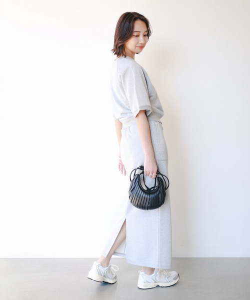 B:MING by BEAMS(ビーミングバイビームス)の「【セットアイテム】ラメ 裏毛 セットアップ(S~M)(ワンピース・レディース・ライトグレー/ベージュ・SMALL/MEDIUM)」の7枚目の写真