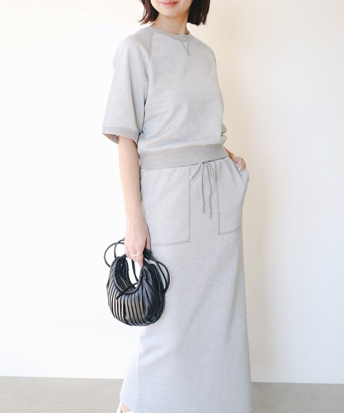 B:MING by BEAMS(ビーミングバイビームス)の「【セットアイテム】ラメ 裏毛 セットアップ(S~M)(ワンピース・レディース・ライトグレー/ベージュ・SMALL/MEDIUM)」の5枚目の写真