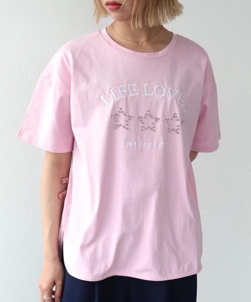 最新の激安 セール】スタースタッズロゴ刺繍プルオーバー（Tシャツ トップス