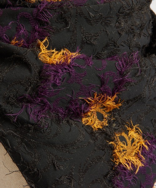 gomme（ゴム）の「ダマスクJQストール（ストール/ショール・レディース・チャコールグレー/ブラック・FREE）」の10枚目の写真