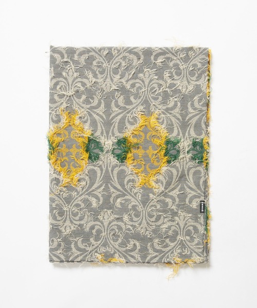 gomme（ゴム）の「ダマスクJQストール（ストール/ショール・レディース・チャコールグレー/ブラック・FREE）」の4枚目の写真