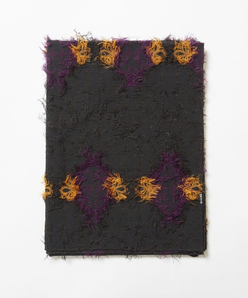 gomme（ゴム）の「ダマスクJQストール（ストール/ショール・レディース・チャコールグレー/ブラック・FREE）」の8枚目の写真