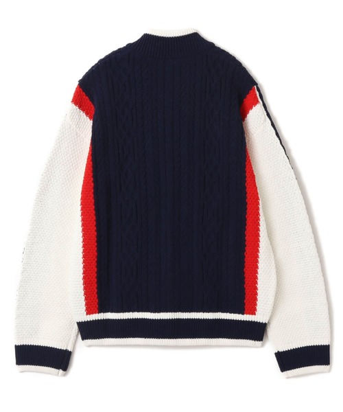 adidas（アディダス）の「adidas RETRO REMIX CARDIGAN / アディダス レトロ リミックス カーディガン（カーディガン/ボレロ・メンズ・インディゴブルー・S/M/L/XL/XXL）」の7枚目の写真