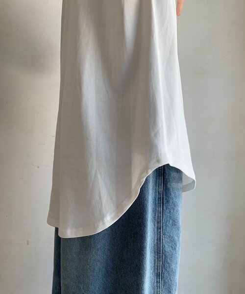 DouDou（ドゥドゥ）の「【WEB限定】ビスチェ＋Tシャツセット（Tシャツ/カットソー・レディース・ブラック/オフホワイト・FREE）」の20枚目の写真