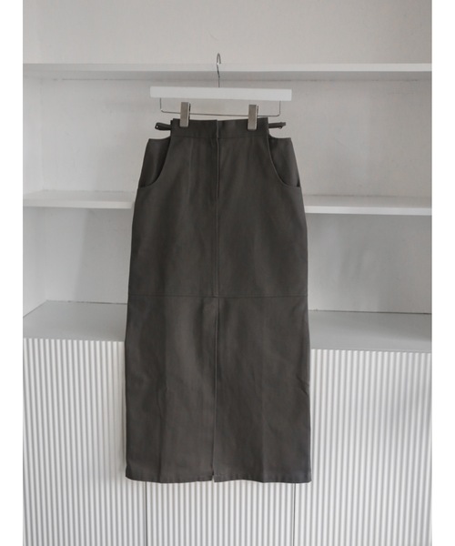 Katrin TOKYO(カトリーントーキョー)の「cut-out chino skirt(スカート・レディース・グレー/ベージュ・XS/S/M/S-Short)」の11枚目の写真