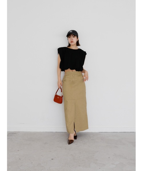 Katrin TOKYO(カトリーントーキョー)の「cut-out chino skirt(スカート・レディース・グレー/ベージュ・XS/S/M/S-Short)」の15枚目の写真