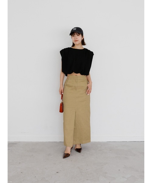 Katrin TOKYO(カトリーントーキョー)の「cut-out chino skirt(スカート・レディース・グレー/ベージュ・XS/S/M/S-Short)」の19枚目の写真