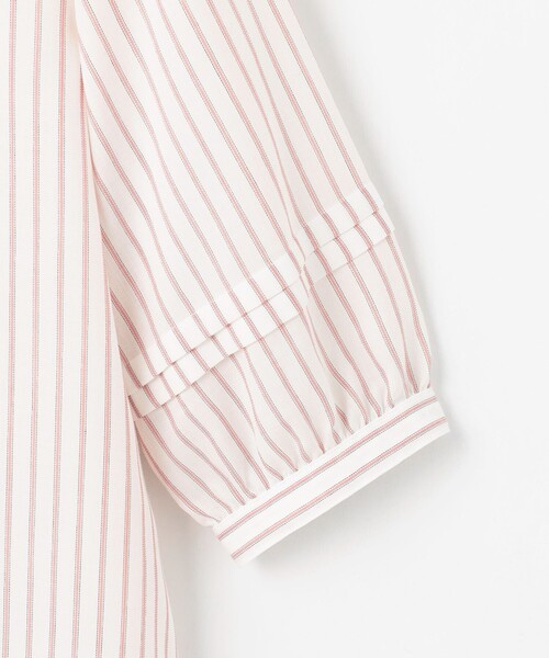 J.PRESS(ジェイプレス)の「【洗える】ウォッシャブルキュプラツイル キーネック ブラウス(シャツ/ブラウス・レディース・ネイビー系1/ホワイト系1/ブラック系3/パープル系3・9/11)」の20枚目の写真