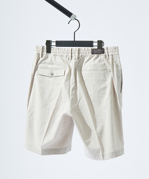 ABAHOUSE(アバハウス)の「ソロストレッチ リネン イージーショートパンツ / セットアップ対応(その他パンツ・メンズ・ベージュ/ネイビー/グリーン/ブラウン系その他2・44/46/48)」の9枚目の写真