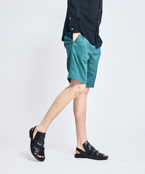 ABAHOUSE(アバハウス)の「ソロストレッチ リネン イージーショートパンツ / セットアップ対応(その他パンツ・メンズ・ベージュ/ネイビー/グリーン/ブラウン系その他2・44/46/48)」の19枚目の写真