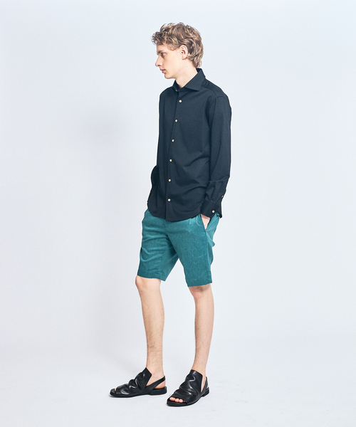 ABAHOUSE(アバハウス)の「ソロストレッチ リネン イージーショートパンツ / セットアップ対応(その他パンツ・メンズ・ベージュ/ネイビー/グリーン/ブラウン系その他2・44/46/48)」の18枚目の写真