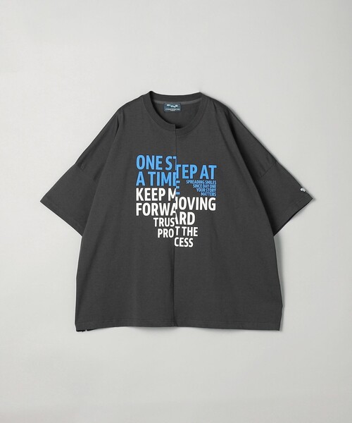 PENNEYS(ぺニーズ)の「PENNEYS別注 リメイクBIG-Tシャツ(Tシャツ/カットソー・レディース・オフホワイト/ダークグレー/ロイヤルブルー・FREE)」の9枚目の写真