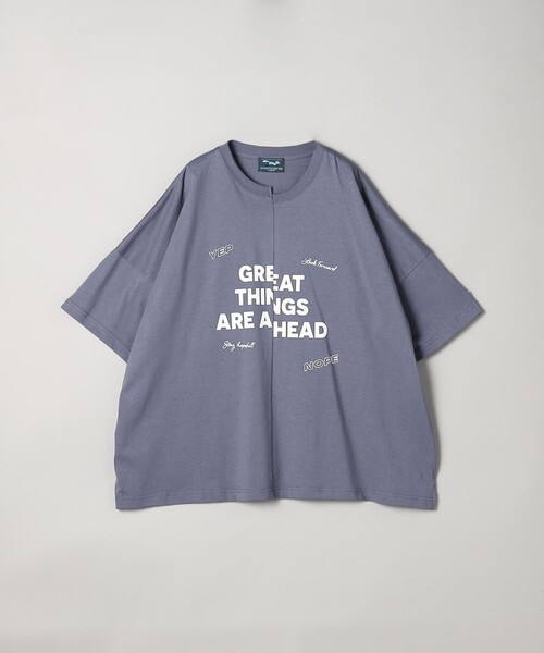 PENNEYS(ぺニーズ)の「PENNEYS別注 リメイクBIG-Tシャツ(Tシャツ/カットソー・レディース・オフホワイト/ダークグレー/ロイヤルブルー・FREE)」の11枚目の写真