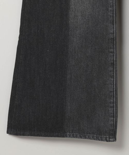 JEANASIS（ジーナシス）の「リメイクライクフレアデニム/571988（デニムパンツ・レディース・ブラック/ブルー・SMALL/MEDIUM）」の5枚目の写真