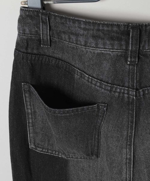 JEANASIS（ジーナシス）の「リメイクライクフレアデニム/571988（デニムパンツ・レディース・ブラック/ブルー・SMALL/MEDIUM）」の12枚目の写真