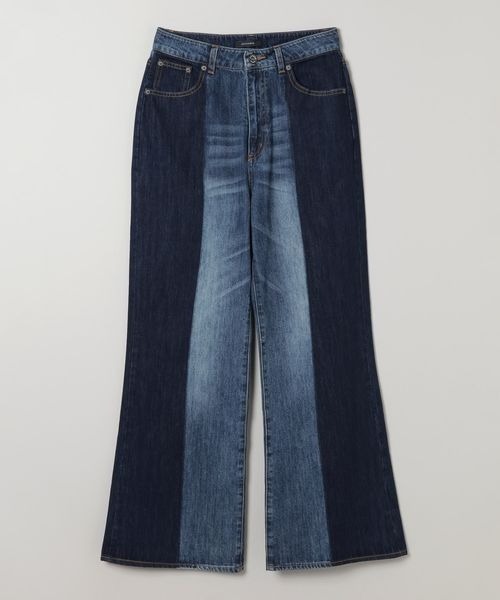 JEANASIS（ジーナシス）の「リメイクライクフレアデニム/571988（デニムパンツ・レディース・ブラック/ブルー・SMALL/MEDIUM）」の13枚目の写真