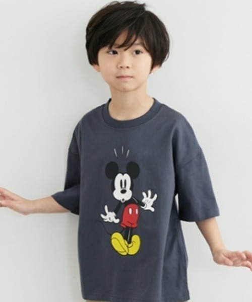 コラボ✨Disney フレームワーク ミッキー ビッグシルエット Tシャツ 豊富なカラー8色展開！東京ディズニーリゾート「ミッキーマウス