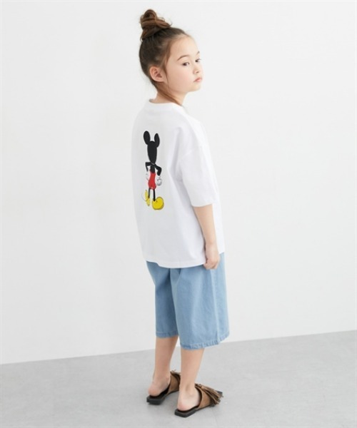 TDR ミッキー&フレンズ ビッグシルエット Tシャツ ブルー シンプルかわいいビッグシルエット！東京ディズニーリゾート