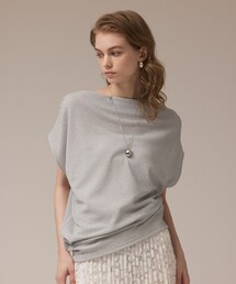 Diagram（ダイアグラム）の「ラメドレープカットトップ（Tシャツ/カットソー）」