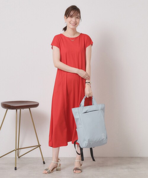 anello(アネロ)の「◆<anello>耐水スクエアリュック【A4・PC対応】(バックパック/リュック・レディース・サックスブルー/ブラック・00)」の4枚目の写真