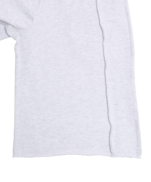 PUNYUS（プニュズ）の「カットオフハーフスウェットパンツ（スウェットパンツ・レディース・杢グレー/ブラック/ホワイト系その他/パープル・1/2/3/4）」の17枚目の写真