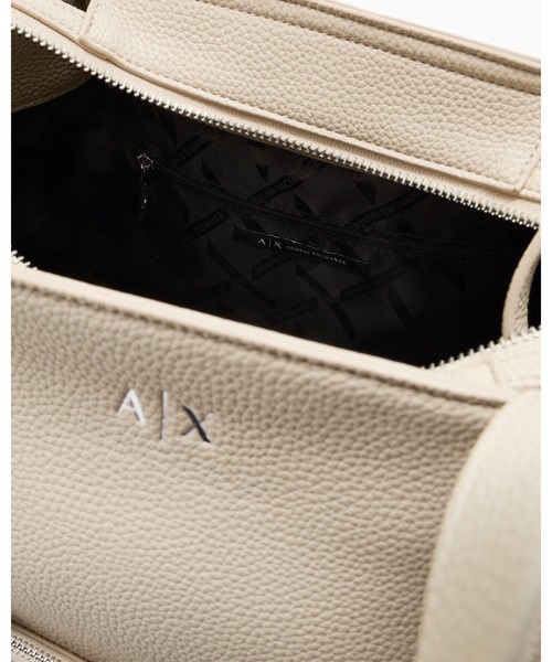 A|X アルマーニ エクスチェンジ】AXロゴ ミディアムトートバッグ