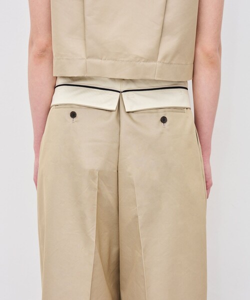 OVY オヴィー コットン ギャバジン バラック トラウザー パンツ 089