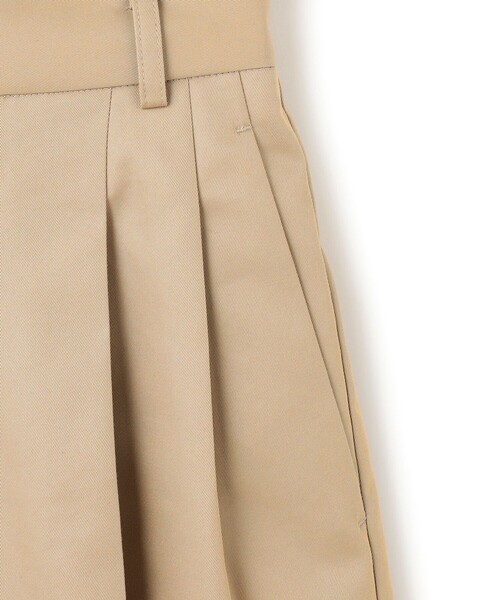 チノギャバジン ワイドトラウザー（その他パンツ）｜uncrave