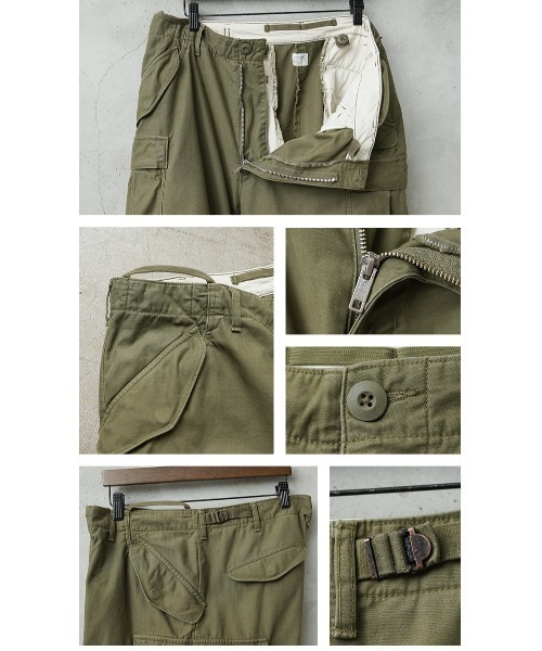 WAIPER.inc 米軍 M-65 フィールドカーゴパンツ 初期型 USED加工
