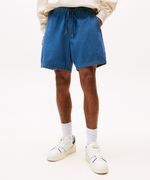 tommy jeans(トミー ジーンズ)の「リップストップビーチショートパンツ(その他パンツ・メンズ・インディゴブルー・LARGE/MEDIUM/X-LARGE/X-SMALL/SMALL)」の1枚目の写真